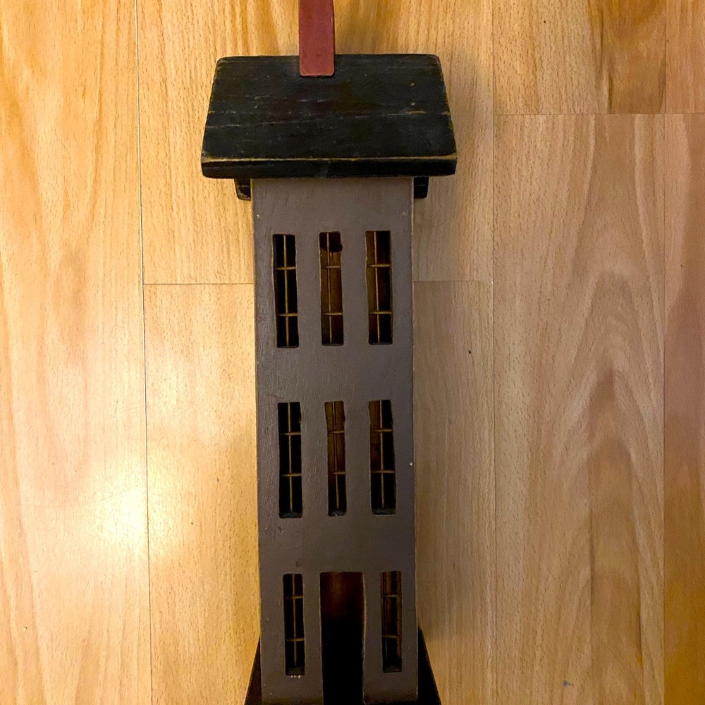 Folk Art Thrift store Birdhouse